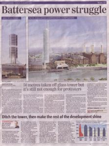 Battersea tower - Evening Standard 18/12/08